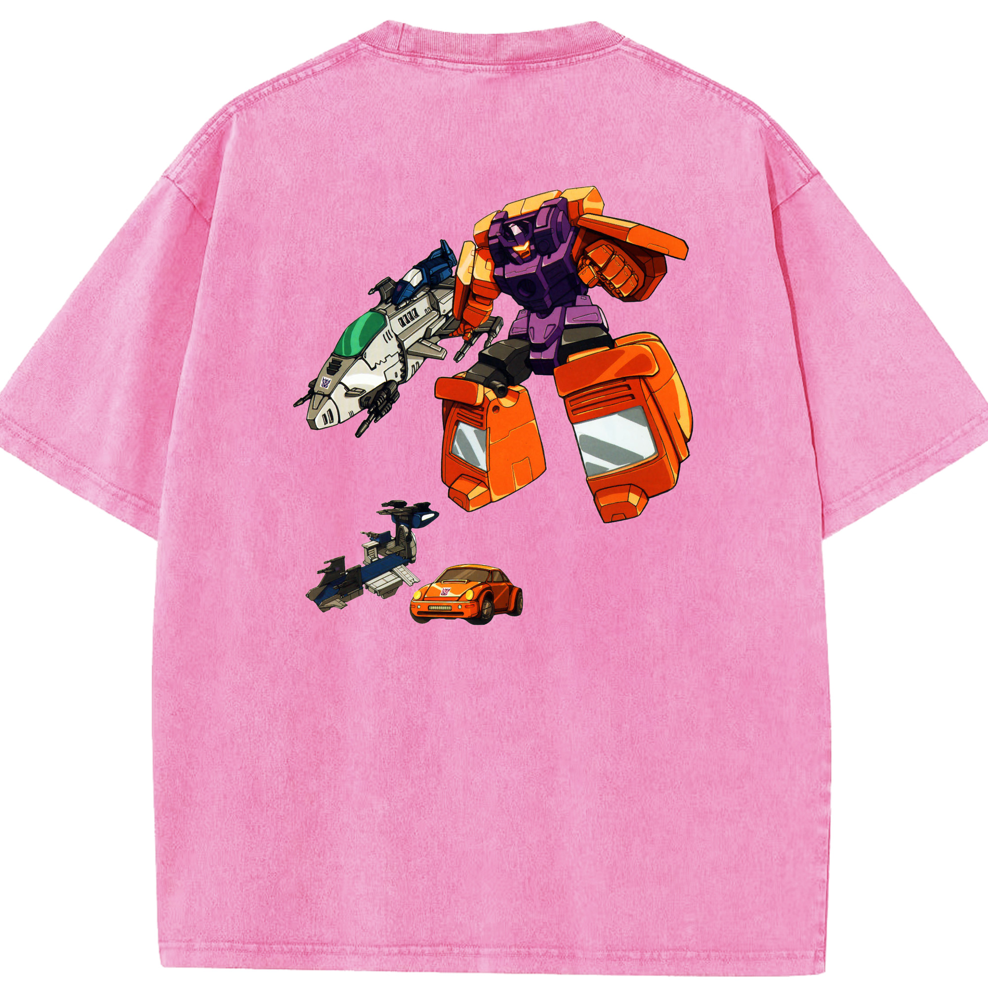 （画像用）  綿100% ヴィンテージ風 半袖Tシャツ（背面プリント）